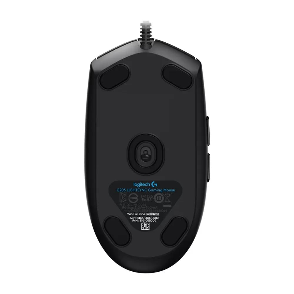Logitech G203 LIGHTSYNC – Mouse Gamer RGB de 8.000 DPI