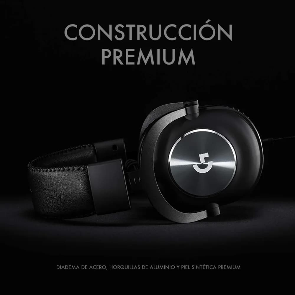 Logitech G PRO X – Audífonos Gamer con Cable, Blue VO!CE y 7.1