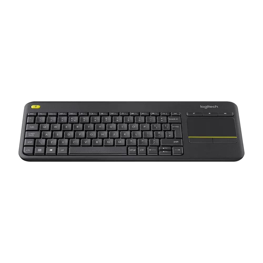 Logitech K400 Plus – Teclado Inalámbrico con Touchpad para TV