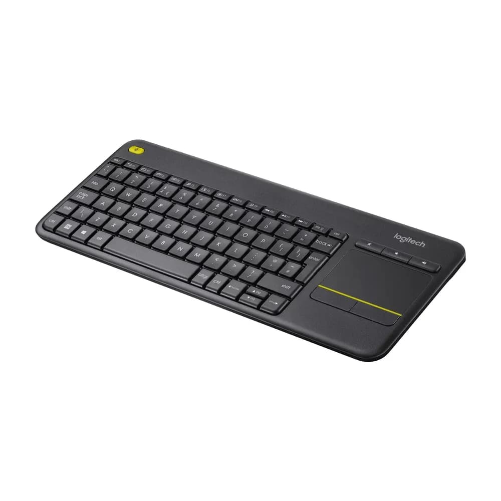 Logitech K400 Plus – Teclado Inalámbrico con Touchpad para TV