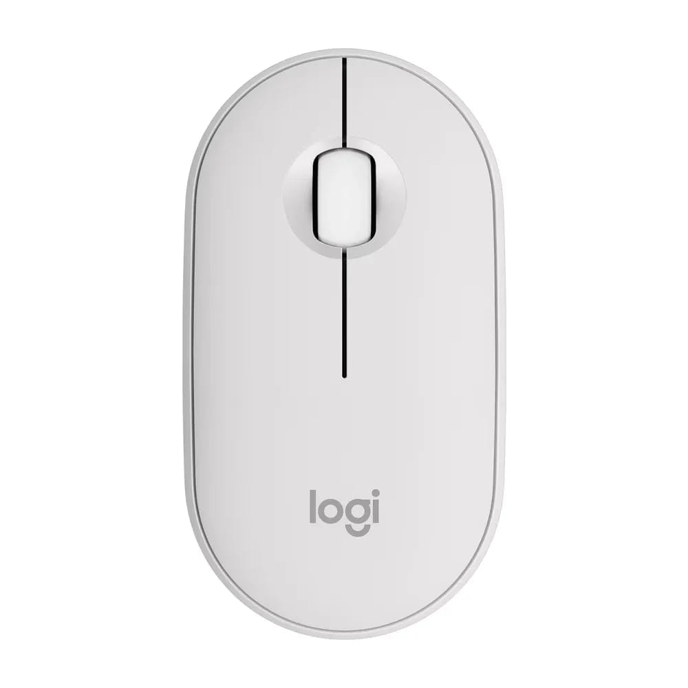Logitech Pebble Mouse 2 M350s – Mouse Bluetooth Silencioso - Blanco - Vista alternativa en LEMM DJ Store
