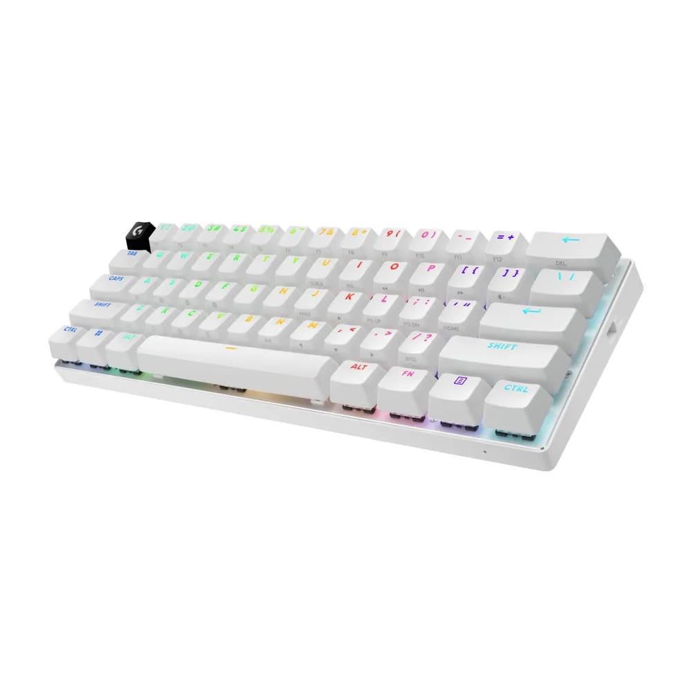 Logitech PRO X 60 LIGHTSPEED – Teclado Gamer 60 % Inalámbrico - Blanco - Vista alternativa en LEMM DJ Store