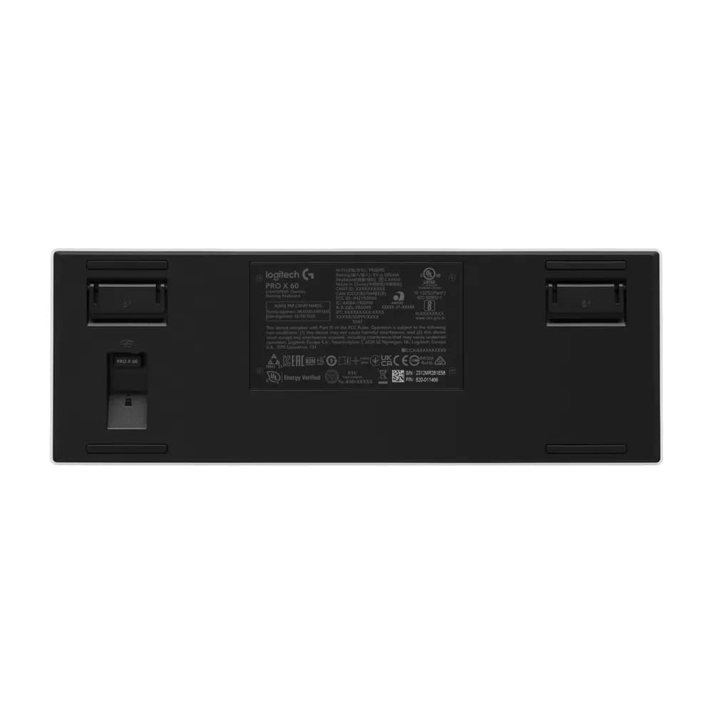 Logitech PRO X 60 LIGHTSPEED – Teclado Gamer 60 % Inalámbrico