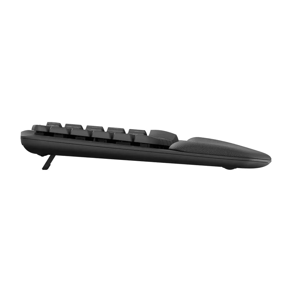 Logitech Wave Keys – Teclado Ergonómico Inalámbrico con Reposamanos