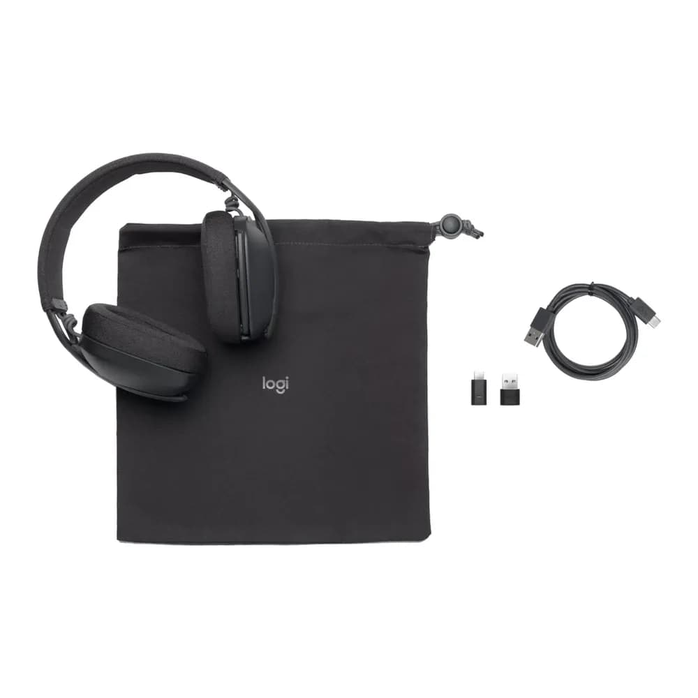Logitech Zone Vibe Wireless – Audífonos con Micrófono y Receptor USB-C