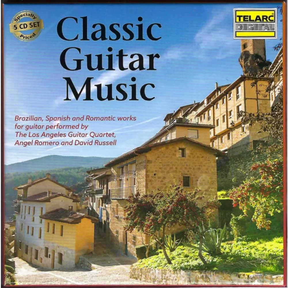 Los Angeles Guitar Quartet, Angel Romero (2), David Russell - Classic Guitar Music (CD (5CD) nuevo)