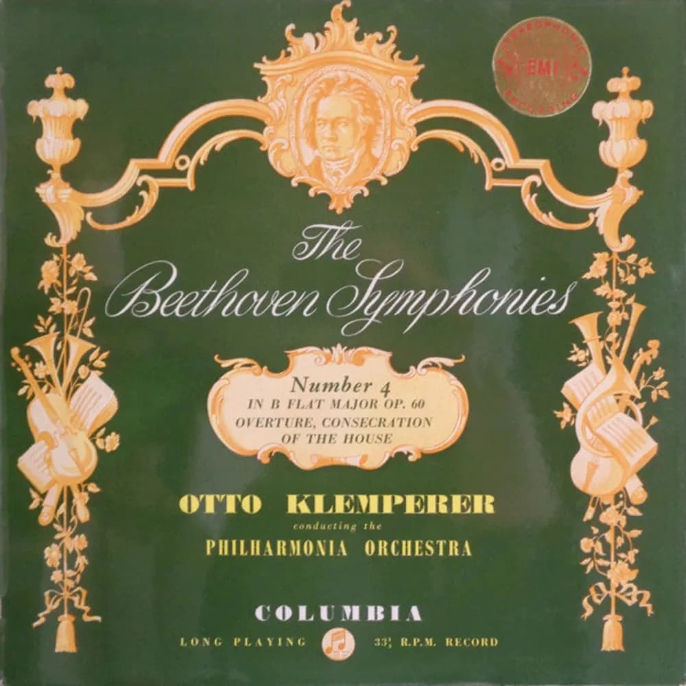 Ludwig van Beethoven, Otto Klemperer Conducting The Philharmonia Orchestra - Symphony Number 4 In B Flat Major Op. 60 / Overture, Consecration Of The House (CD (4CD) nuevo)