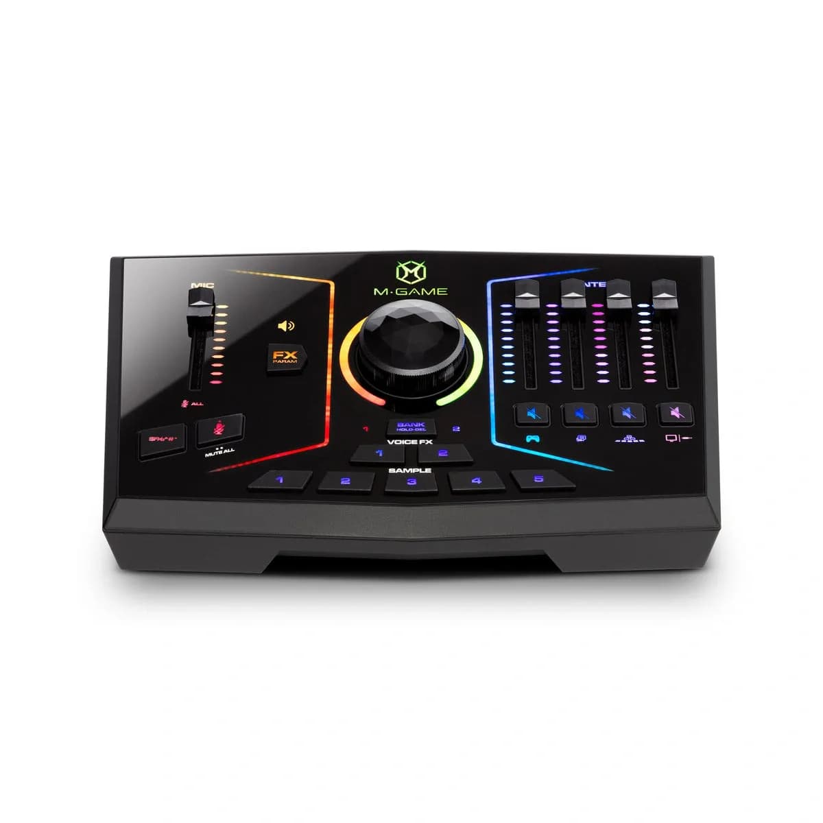 M-Audio M-Game RGB Dual – Interface de Audio para Streaming con Efectos de Voz y Sampler
