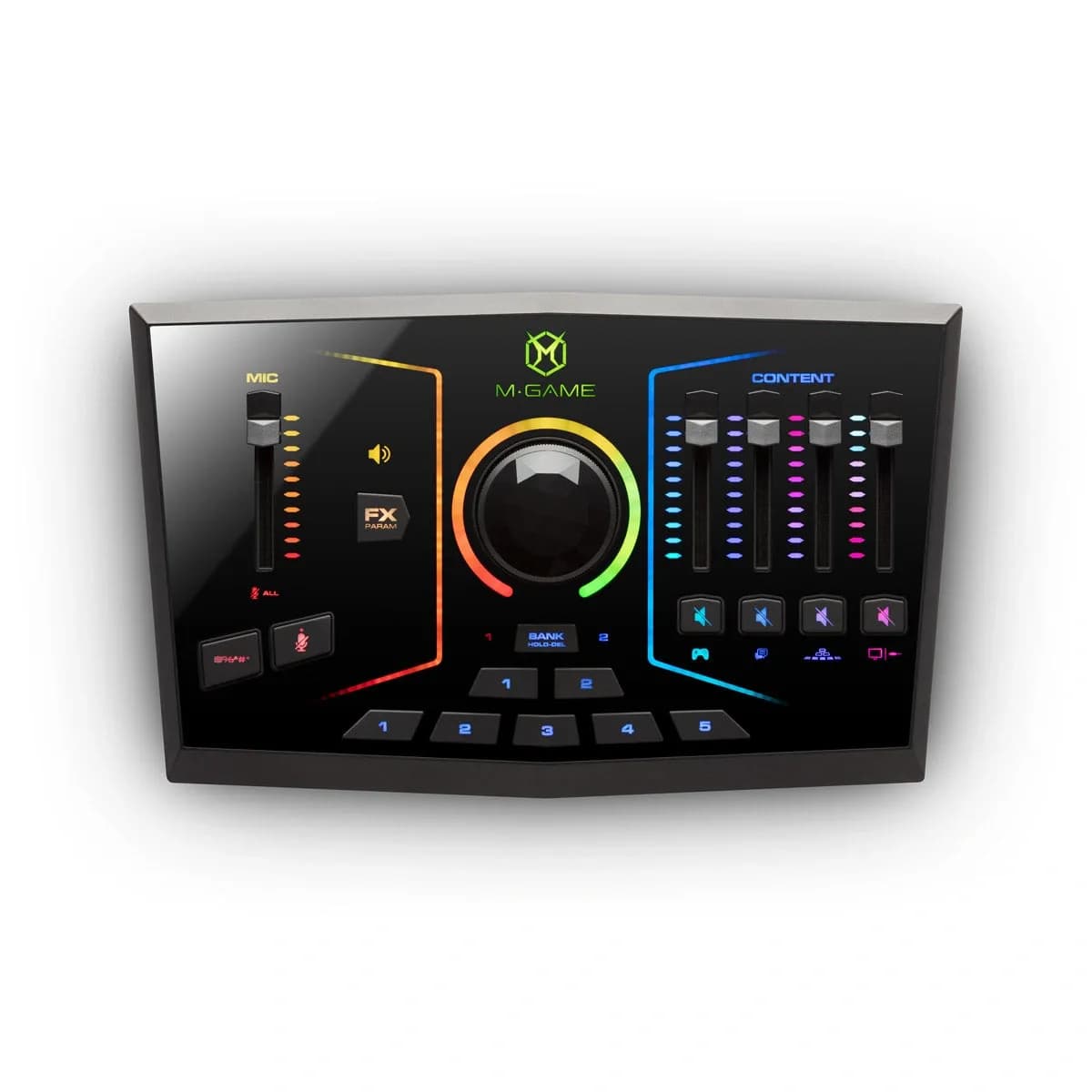 M-Audio M-Game RGB Dual – Interface de Audio para Streaming con Efectos de Voz y Sampler