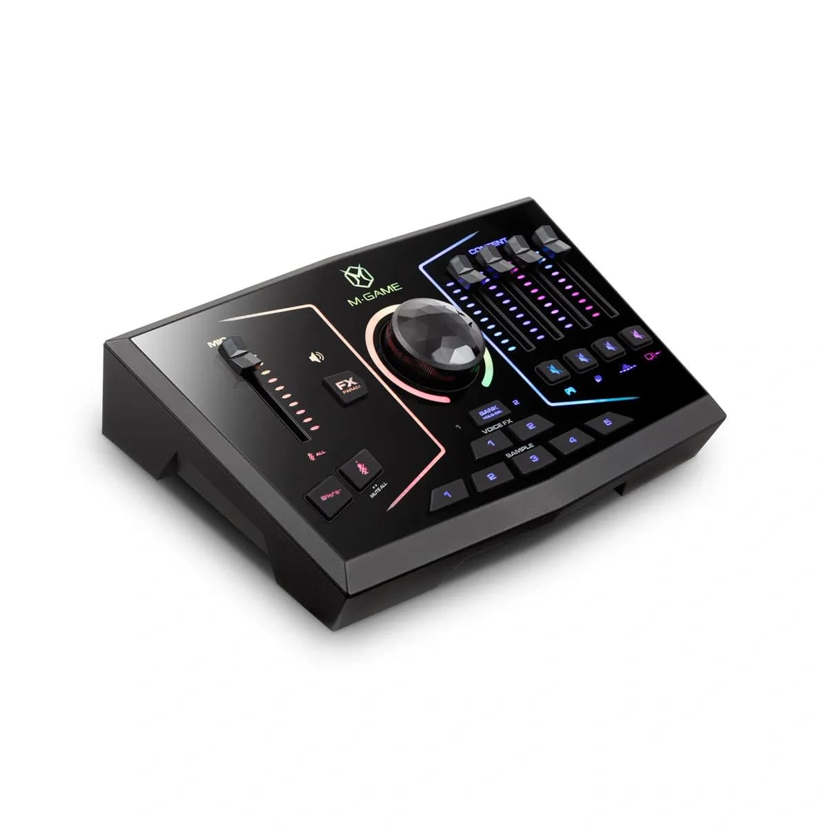 M-Audio M-Game RGB Dual – Interface de Audio para Streaming con Efectos de Voz y Sampler