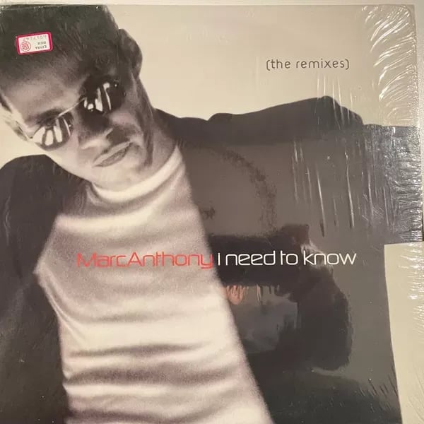 Marc Anthony - I Need To Know (The Remixes) (Vinilo usado VG+) - Variante en LEMM DJ Store