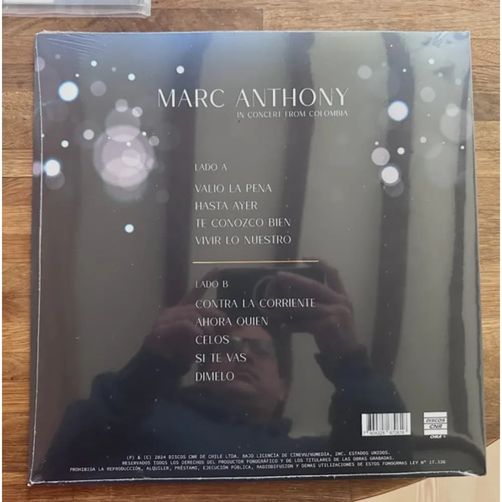 Marc Anthony - In concert from colombia (unofficial) (LP nuevo)