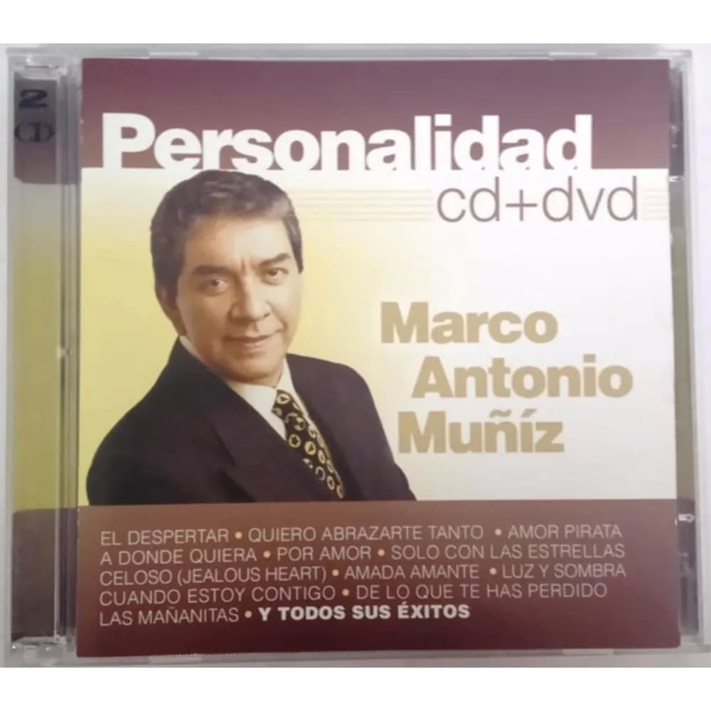 Marco Antonio Muñiz - Personalidad Cd+dvd (CD + DVD nuevo)
