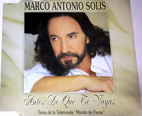 Marco Antonio Solís – Antes De Que Te Vayas (CD Single usado VG+)