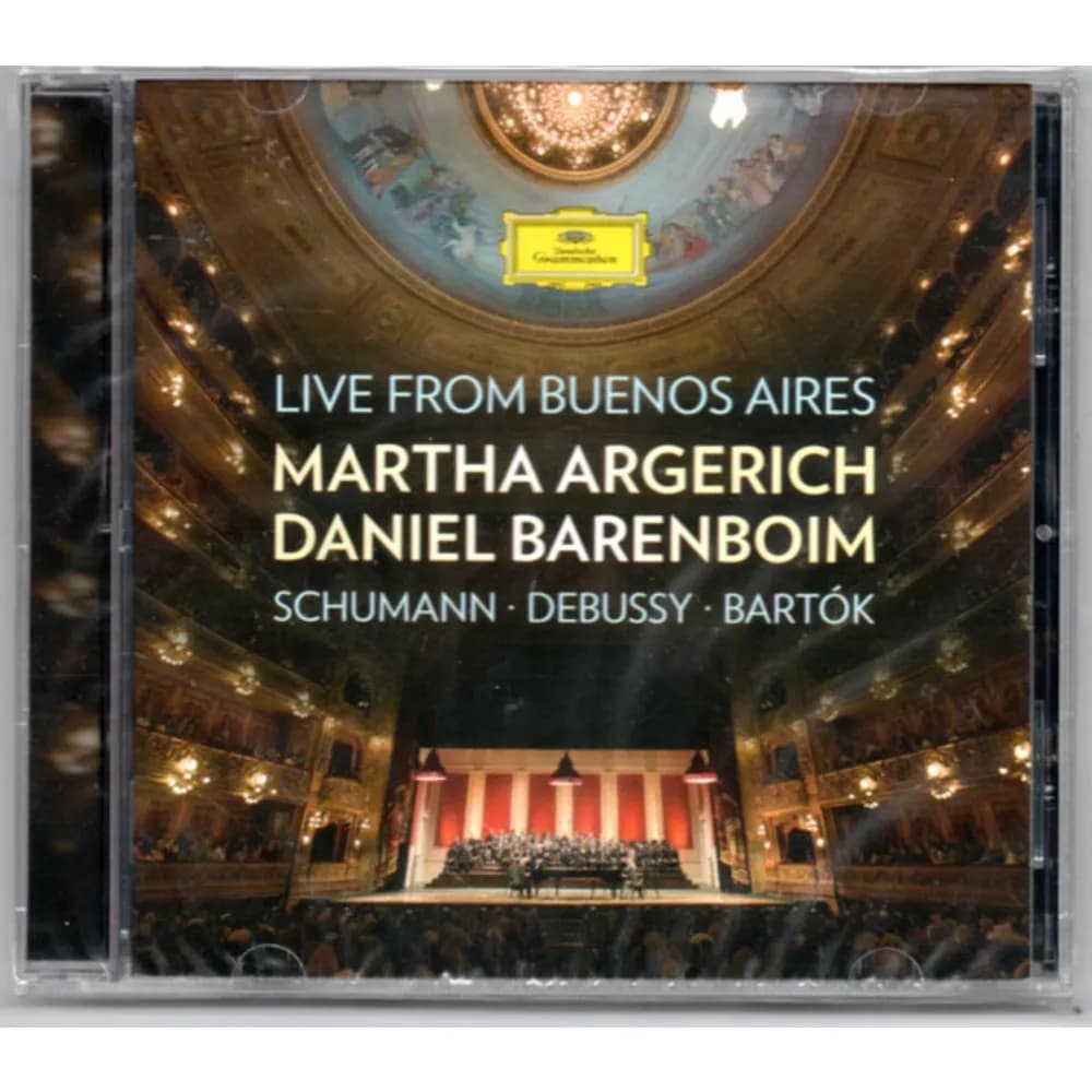 Martha Argerich, Daniel Barenboim / Robert Schumann • Claude Debussy • Béla Bartók - Live From Buenos Aires (CD nuevo)