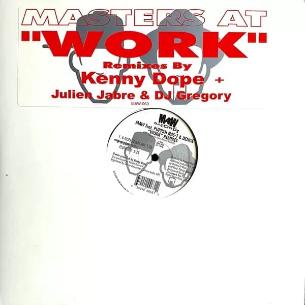 Masters At Work Feat. Puppah Nas-T & Denise Belfon - Work (Remixes) (Vinilo usado VG+)