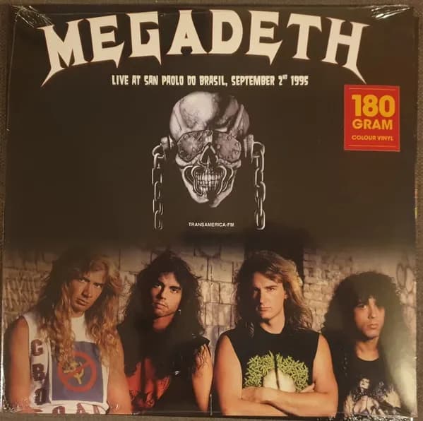 Megadeth - Live At San Paolo Do Brasil, September 2nd 1995 (Vinilo LP nuevo)
