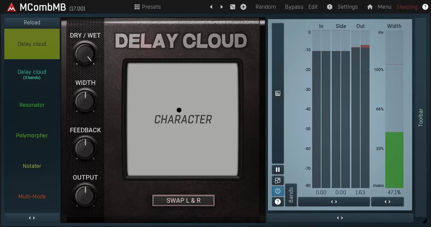 MeldaProduction MCombMB – Filtro peine multibanda para diseño sonoro (Descarga Digital)