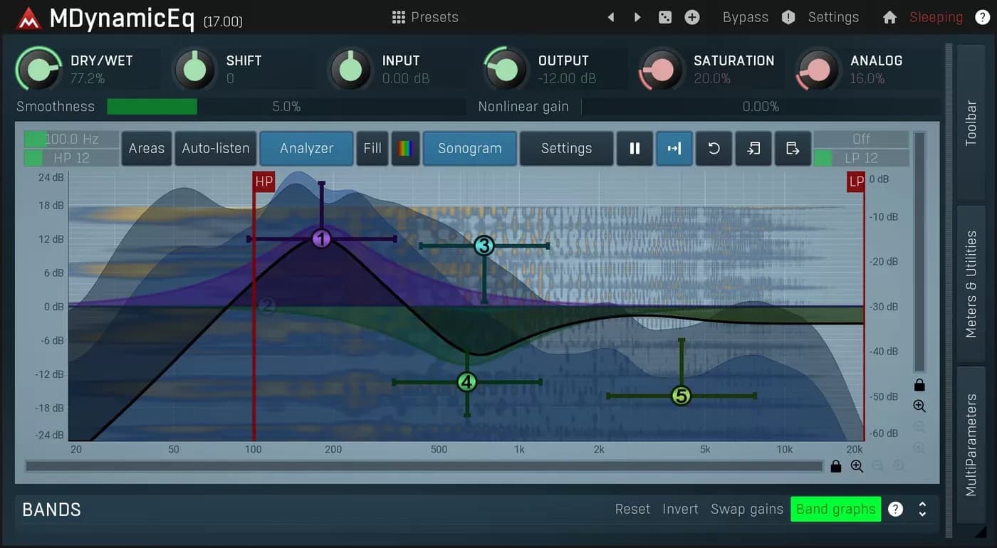 MeldaProduction MDynamicEq – Ecualizador dinámico de precisión quirúrgica (Descarga Digital)