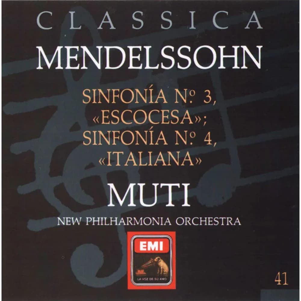 Mendelssohn - Sinfonia Nø4, OP.90 "Italiana (CD nuevo)