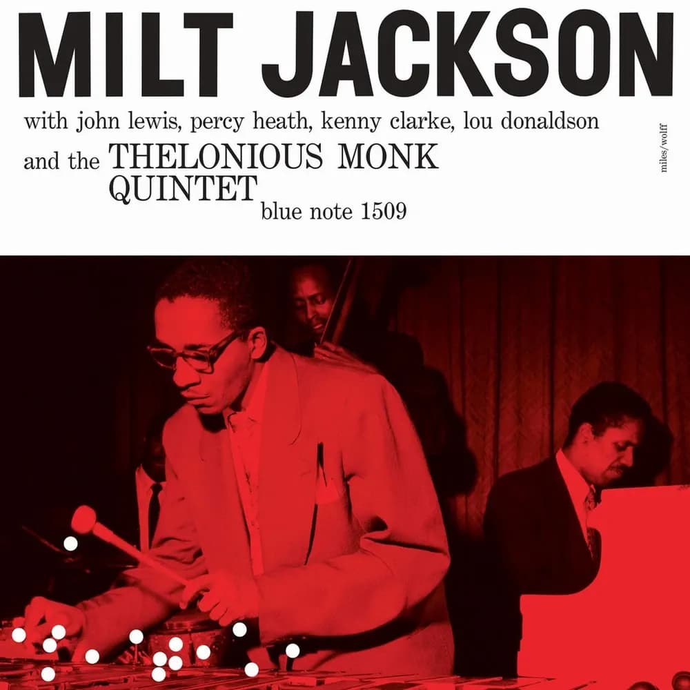 Milt Jackson - Milt Jackson With John Lewis, Percy Heath, Kenny Clarke, Lou Donaldson And The Thelonious Monk Quintet (Vinilo LP nuevo)
