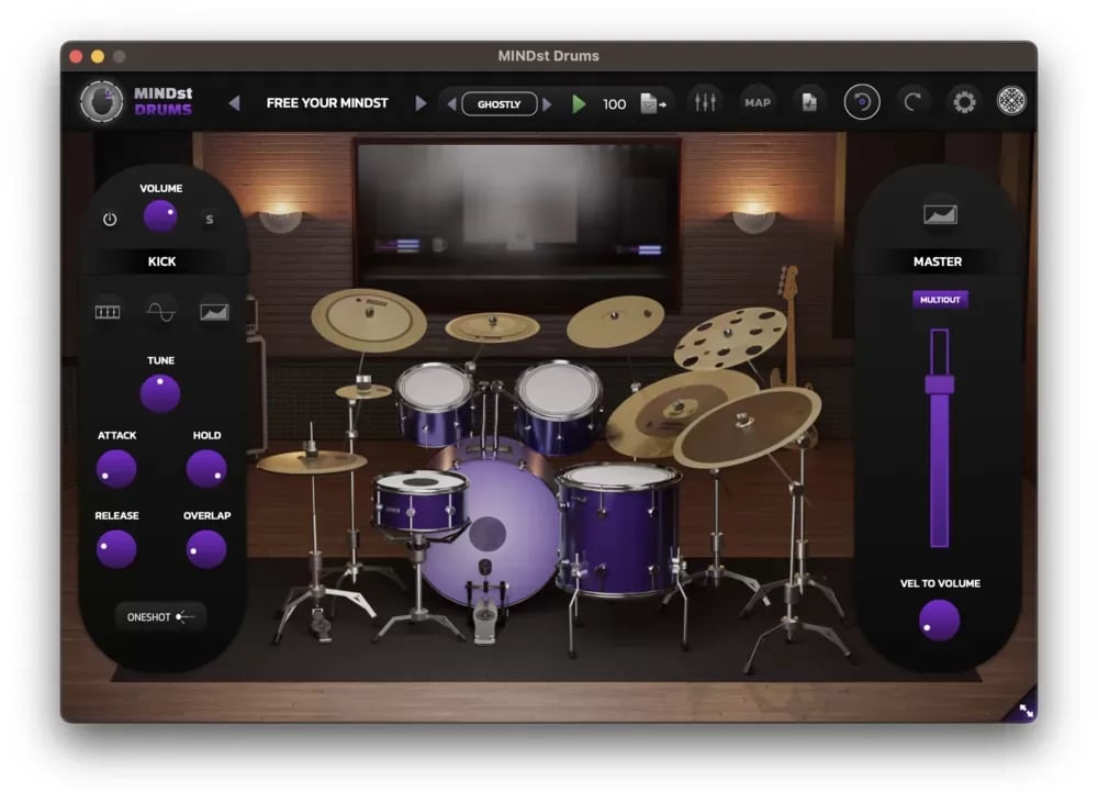 Modalics MINDst Drums – Batería virtual y sampler (Descarga Digital) - Variante en LEMM DJ Store