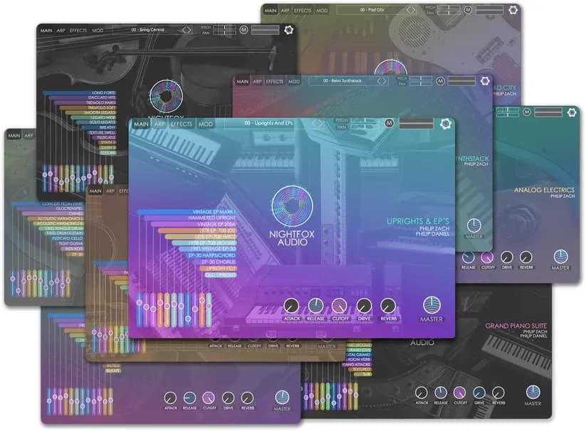 Nightfox Audio Bundle – Bundle de Instrumentos Virtuales (Descarga Digital)