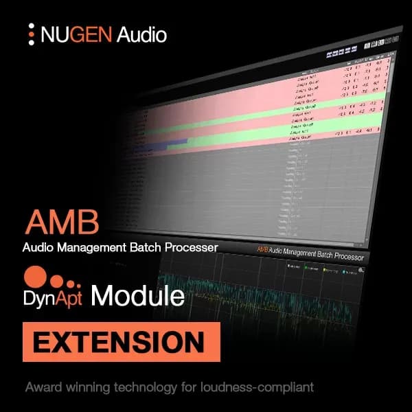 NUGEN Audio AMB DynApt Module – Reducción de dinámica por lotes (Descarga Digital)