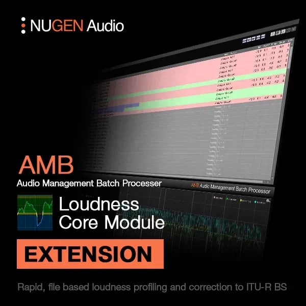 NUGEN Audio AMB Loudness Module – Procesamiento por lotes de loudness (Descarga Digital) - Variante en LEMM DJ Store