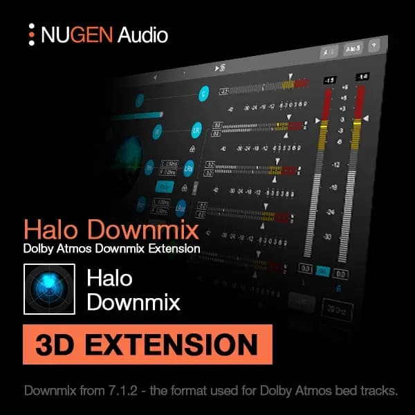 NUGEN Audio Halo Downmix 3D Extension – extensión de downmix 3D (Descarga Digital)