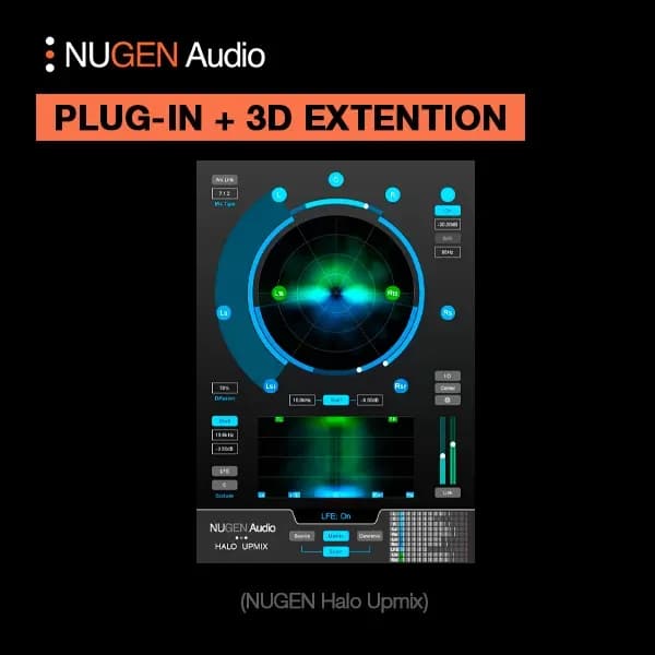 NUGEN Audio Halo Upmix con 3D Extension – upmixer estéreo a 3D (Descarga Digital)