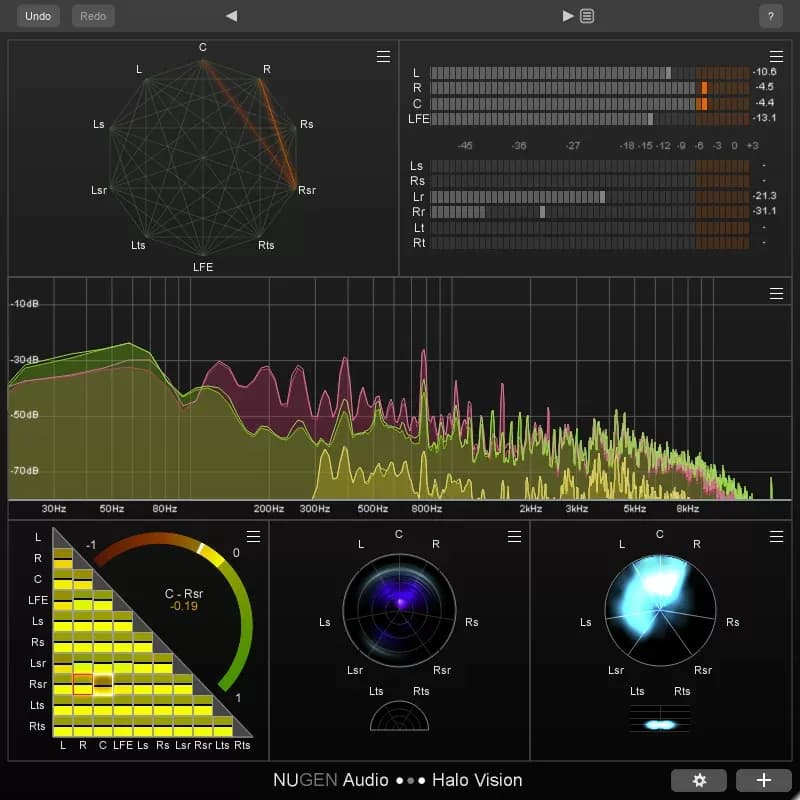 NUGEN Audio Halo Vision – Suite de Análisis Visual de Audio Inmersivo (Descarga Digital)