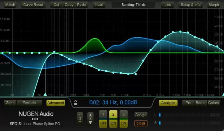 NUGEN Audio SEQ-ST – Ecualizador estéreo de fase lineal (Descarga Digital)