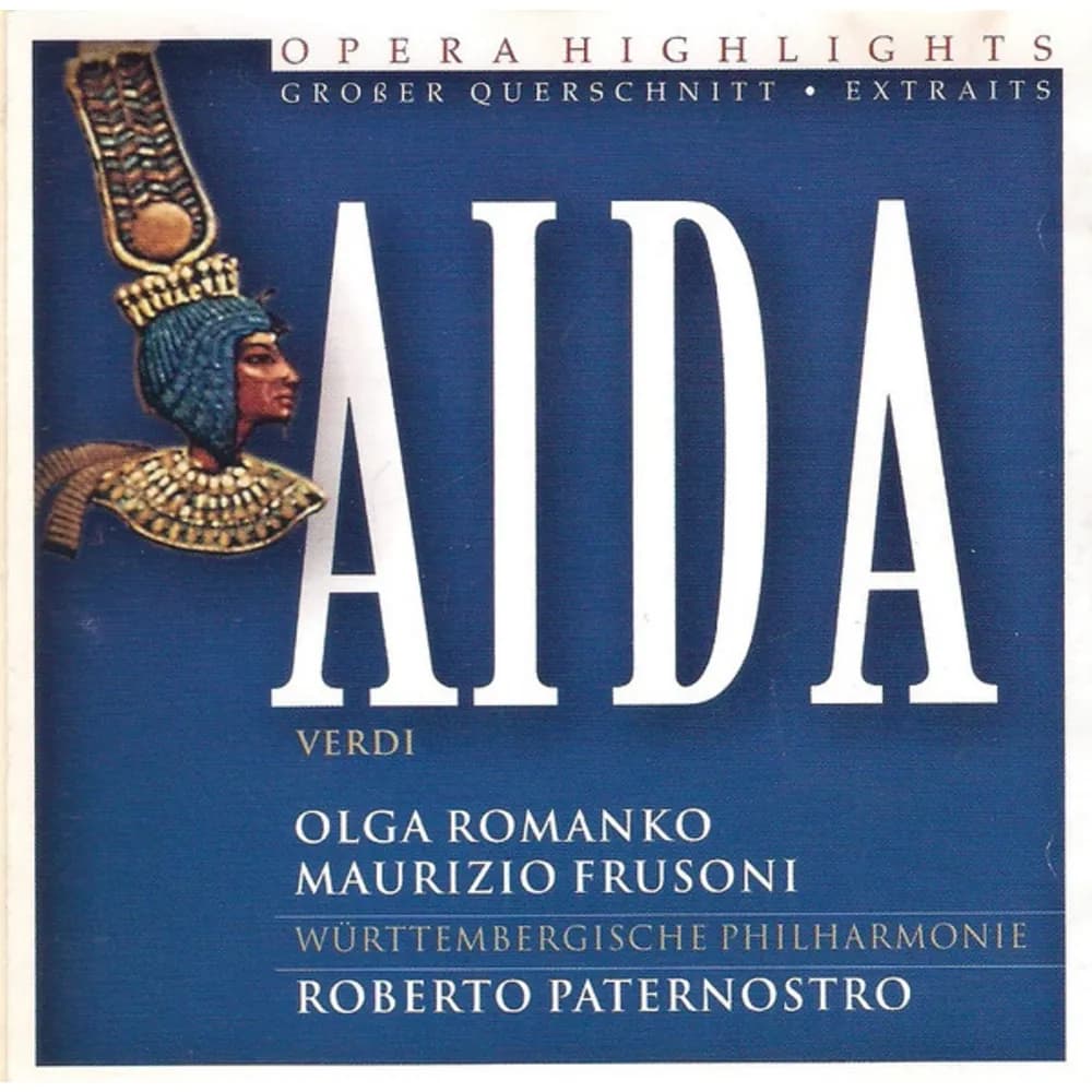 Olga Romanko, Maurizio Frusoni, Württembergische Philharmonie Reutlingen, Roberto Paternostro - Aida - Opera Highlights (CD nuevo)