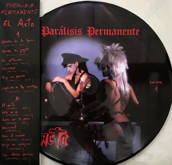 Parálisis Permanente - El Acto (Vinilo LP Picture Disc nuevo) - Variante en LEMM DJ Store