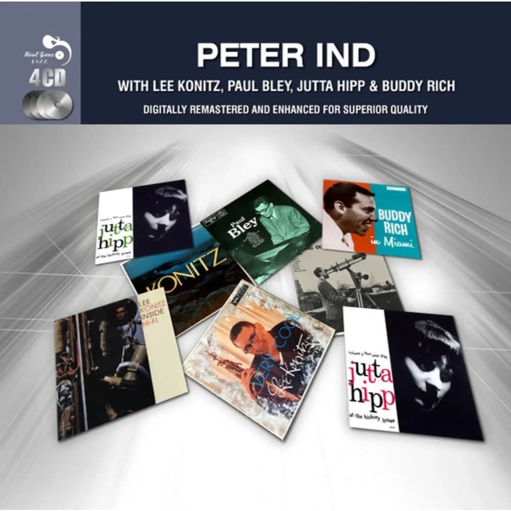 Peter Ind With Lee Konitz, Paul Bley, Jutta Hipp & Buddy Rich - Peter Ind (CD (4CD) nuevo)