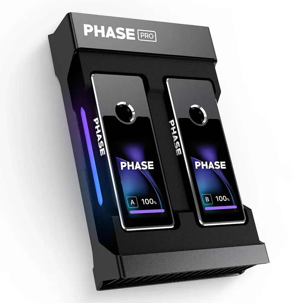 Phase Pro — Control DVS inalámbrico con pantallas OLED táctiles (2 Remotes) (Pre Venta) - Variante en LEMM DJ Store