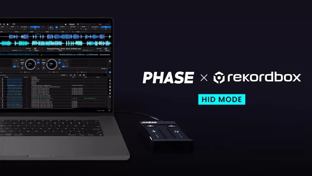 Phase x rekordbox: la integración nativa en modo HID ya está disponible