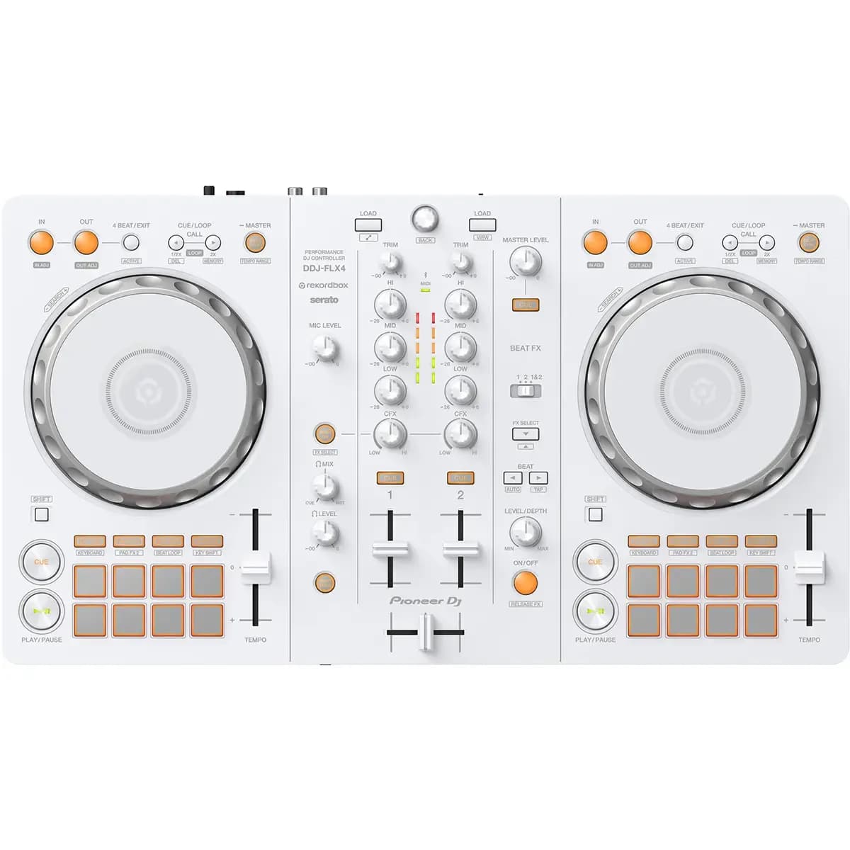 Pioneer DJ DDJ-FLX4-W Controlador DJ 2 Canales Blanco