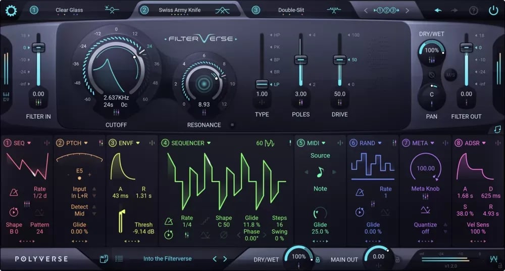 Polyverse Filterverse – Multi-Filtro con 30 Filtros (Descarga Digital) - Variante en LEMM DJ Store