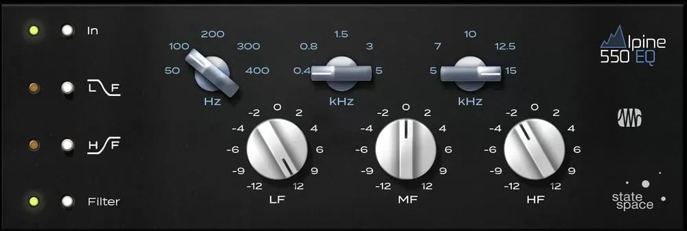 PreSonus Alpine EQ-550 – Ecualizador vintage de 3 bandas (Descarga Digital) - Variante en LEMM DJ Store