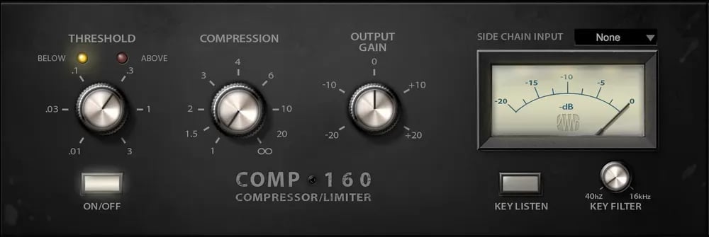 PreSonus Comp 160 – Compresor VCA de estilo vintage (Descarga Digital) - Variante en LEMM DJ Store
