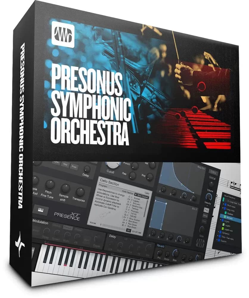 PreSonus Symphonic Orchestra – Librería orquestal para Studio One (Descarga Digital)