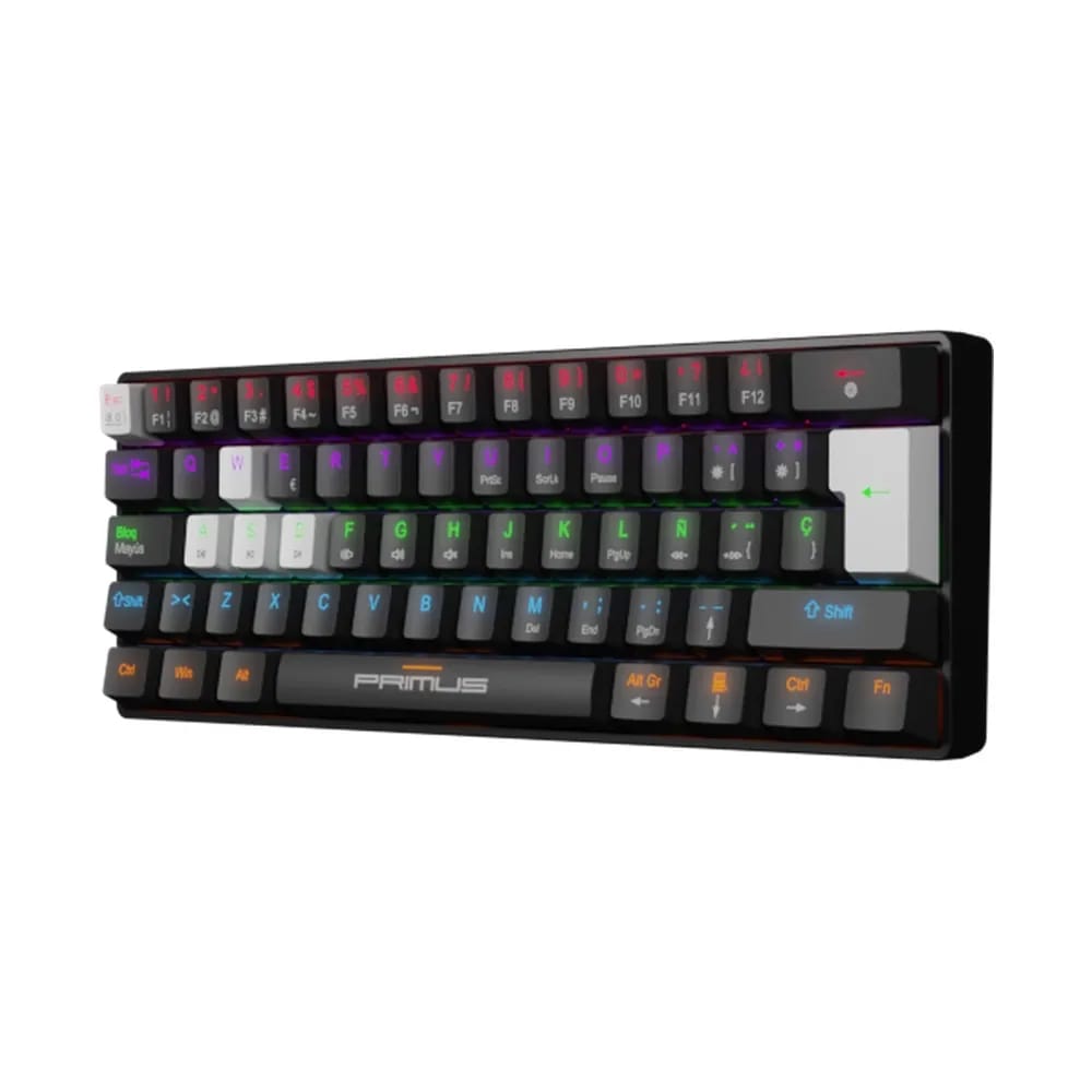 Primus Ballista 61T – Teclado Mecánico Gamer 60 % en Español - Negro - Vista alternativa en LEMM DJ Store