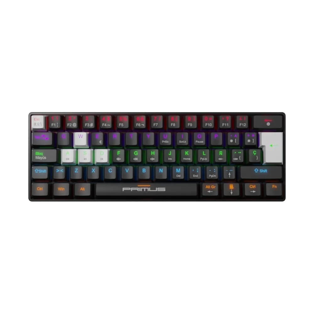 Primus Ballista 61T – Teclado Mecánico Gamer 60 % en Español