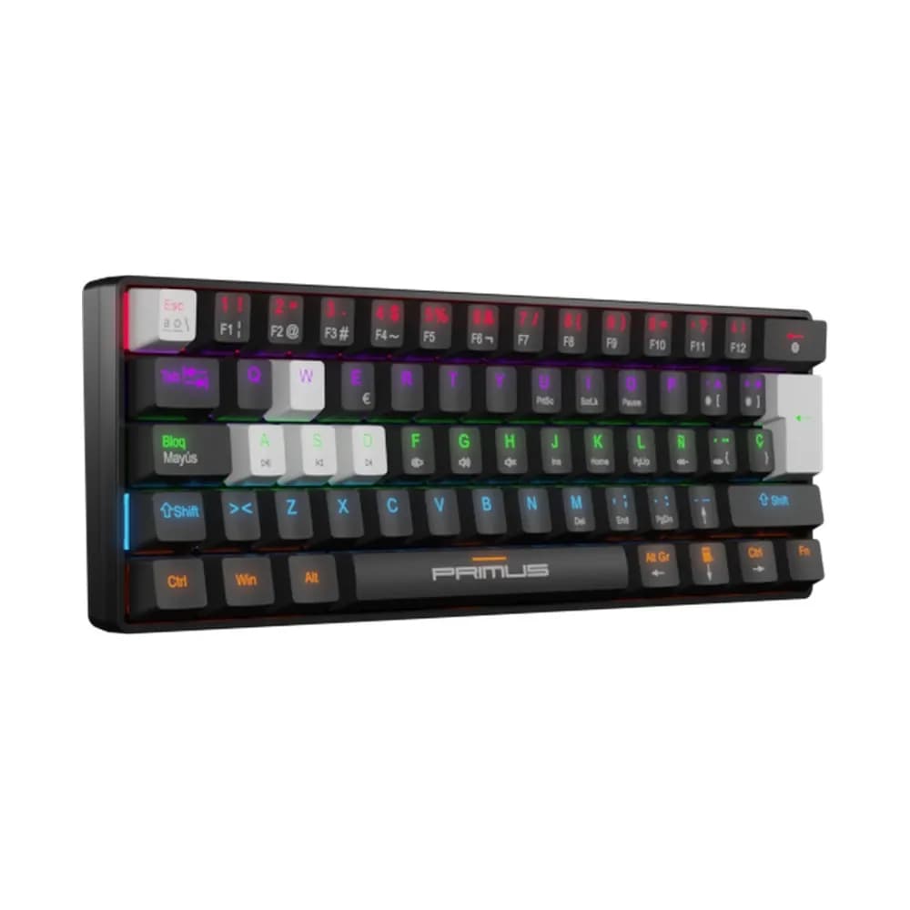 Primus Ballista 61T – Teclado Mecánico Gamer 60 % en Español