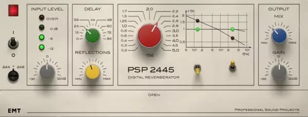 PSP Audioware 2445 EMT – Reverb vintage EMT 244 y 245 (Descarga Digital)