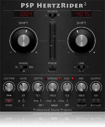 PSP Audioware HertzRider 2 – Frequency shifter creativo (Descarga Digital)