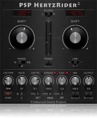 PSP Audioware HertzRider 2 – Frequency shifter creativo (Descarga Digital) - Variante en LEMM DJ Store