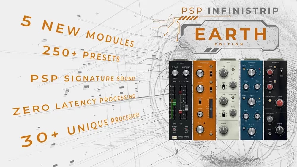 PSP Audioware InfiniStrip Earth – Channel strip modular (Descarga Digital) - Variante en LEMM DJ Store